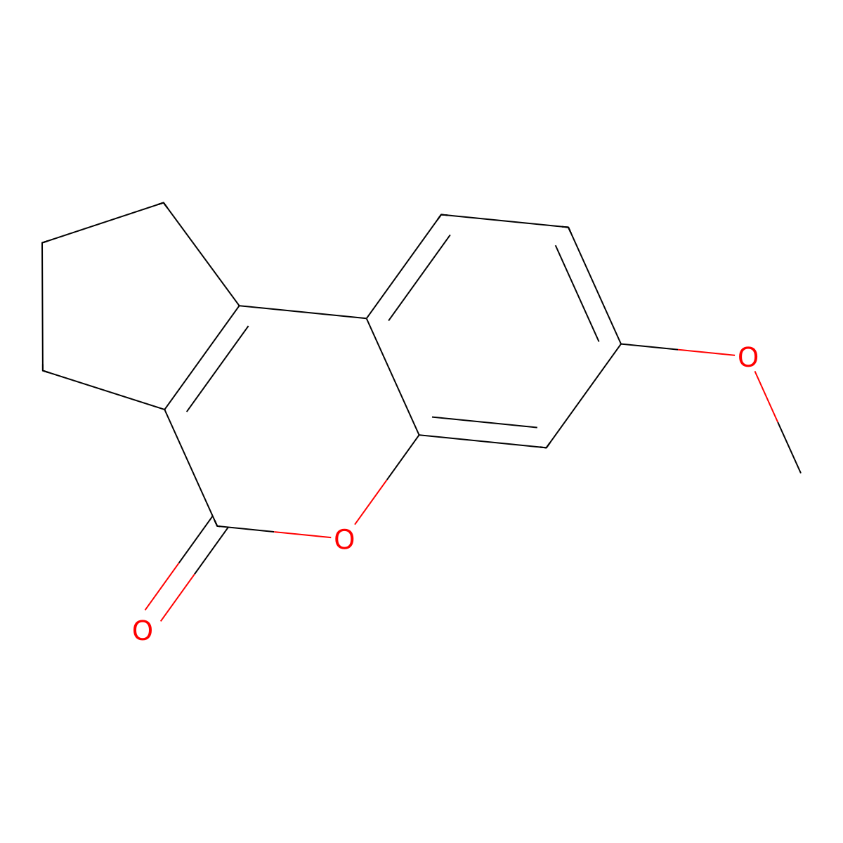 7-methoxy-2,3-dihydrocyclopenta[c]chromen-4(1H)-one molecular structure, CAS 304674-96-2