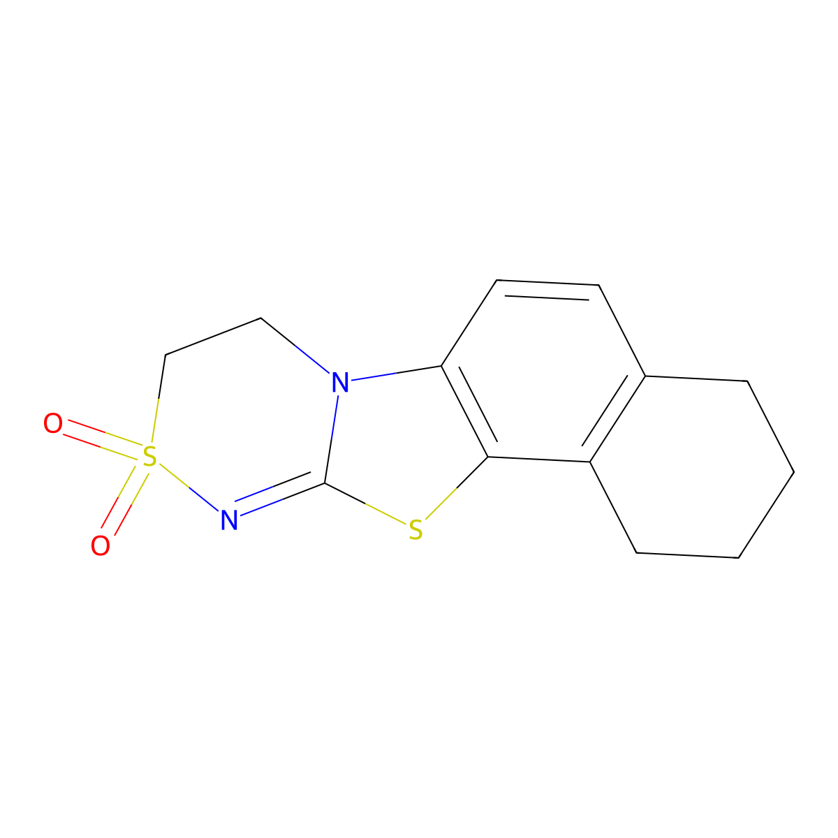 14lambda6,17-Dithia-11,15-diazatetracyclo[8.7.0.0^{2,7}.0^{11,16}]heptadeca-1,7,9,15-tetraene-14,14-dione molecular structure, CAS 304683-70-3