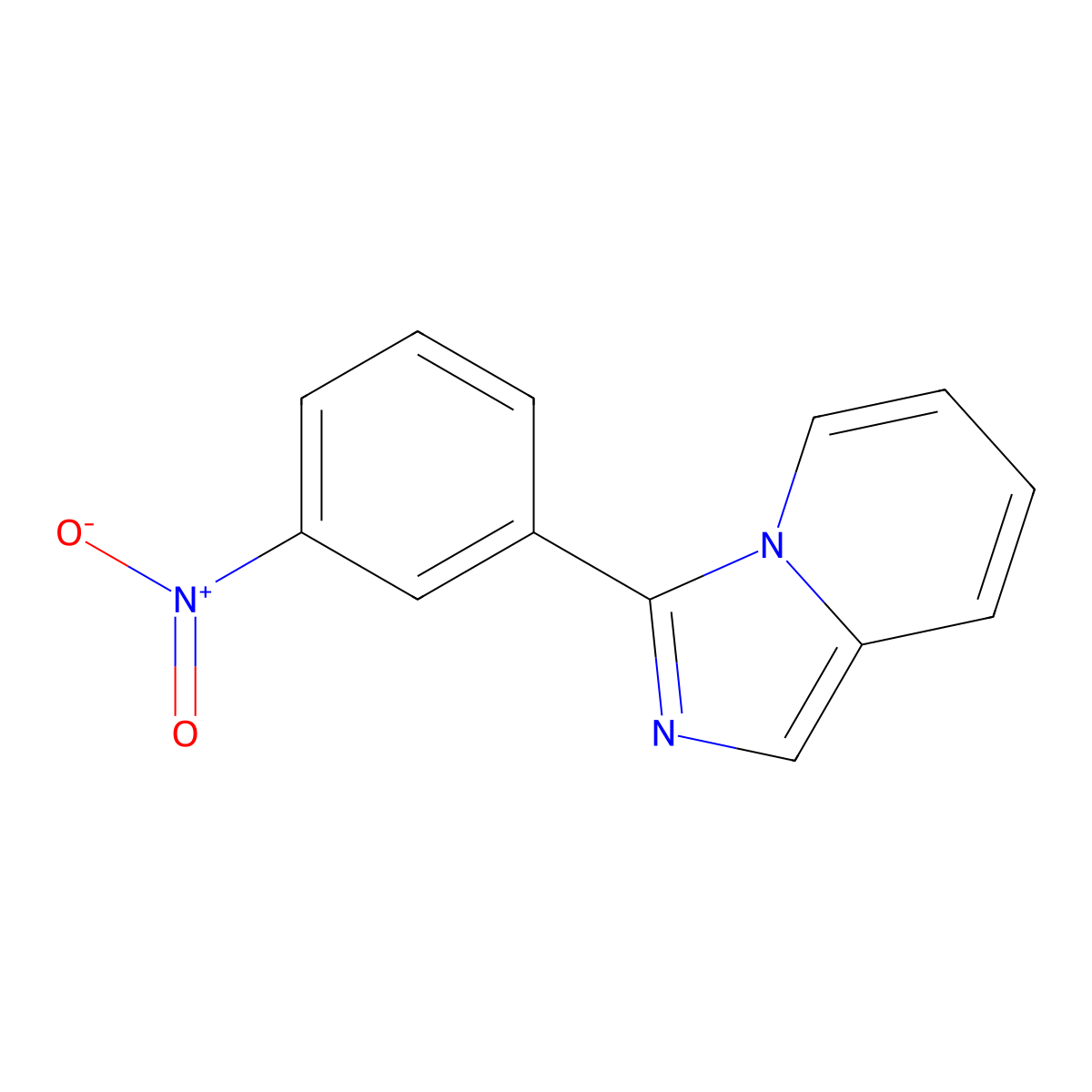 3-(3-Nitrophenyl)imidazo[1,5-a]pyridine molecular structure, CAS 304685-51-6