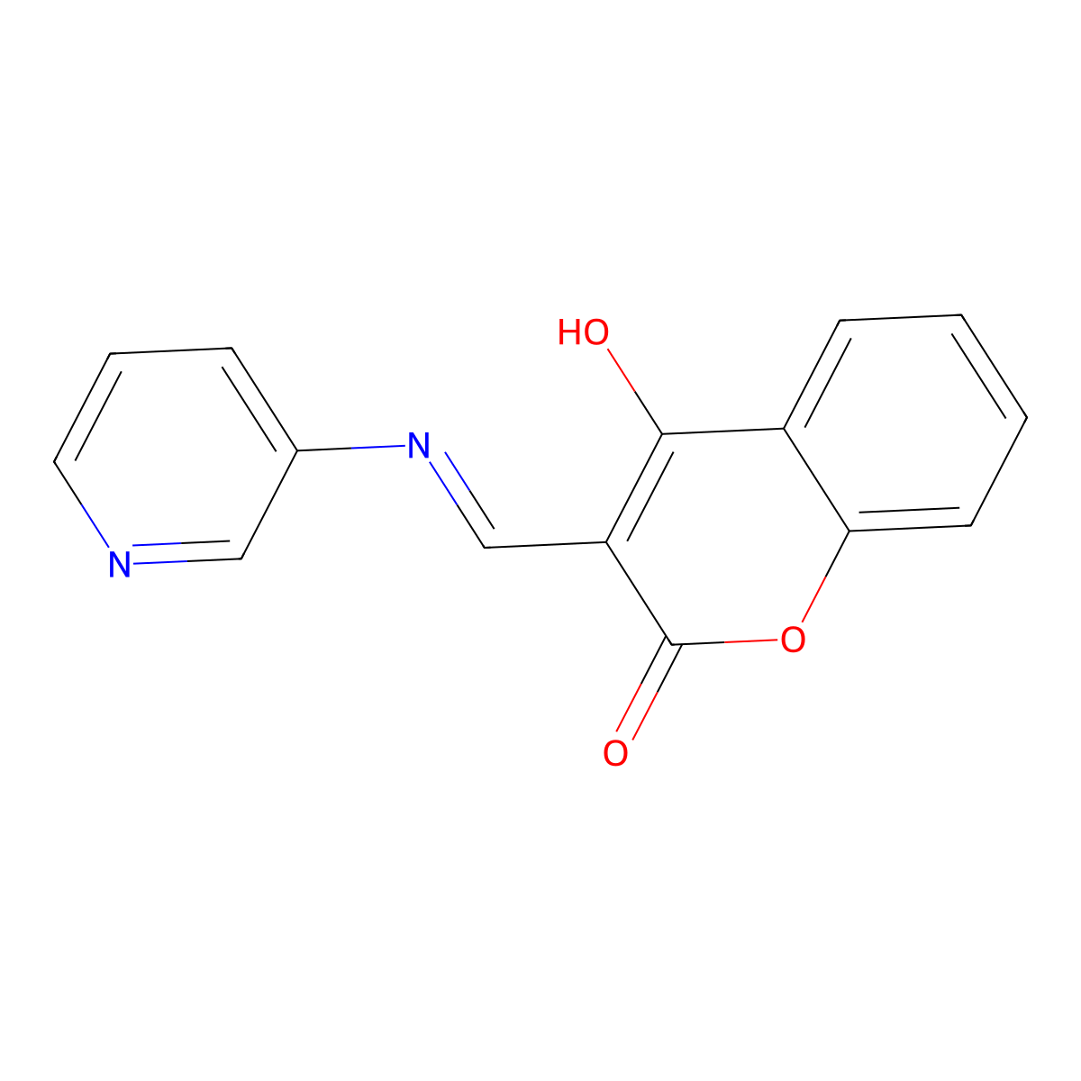 3-[(3-Pyridylamino)methylene]benzo[b]pyran-2,4-dione molecular structure, CAS 304685-63-0