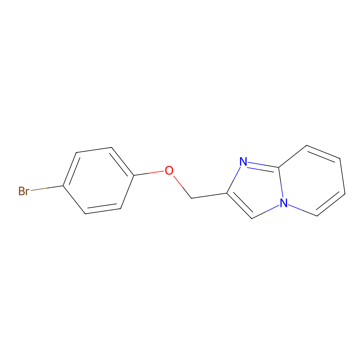 2-[(4-Bromophenoxy)methyl]imidazo[1,2-a]pyridine molecular structure, CAS 304685-65-2