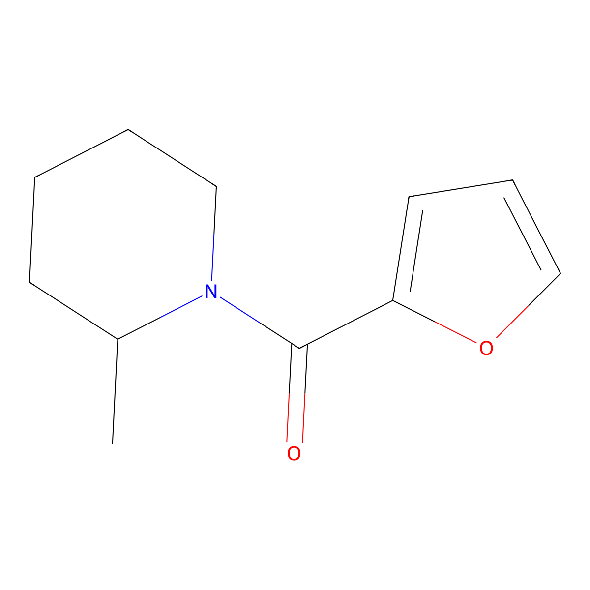 2-Furyl 2-methylpiperidyl ketone molecular structure, CAS 304695-02-1