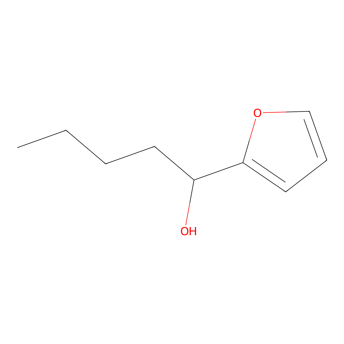 1-(Furan-2-yl)pentan-1-ol molecular structure, CAS 30478-77-4