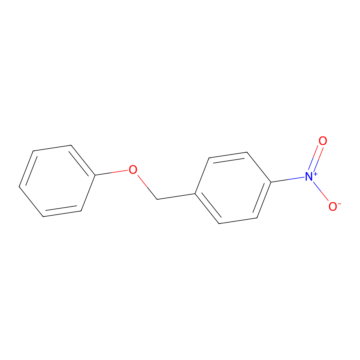 4-Nitrobenzyl phenyl ether molecular structure, CAS 3048-12-2