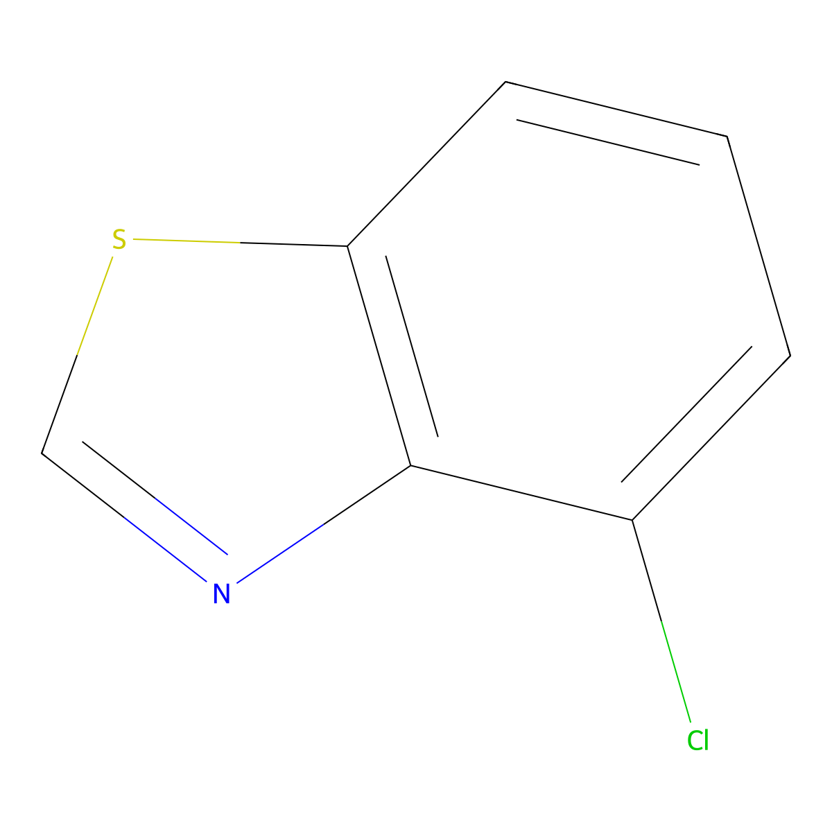 4-Chlorobenzothiazole molecular structure, CAS 3048-45-1