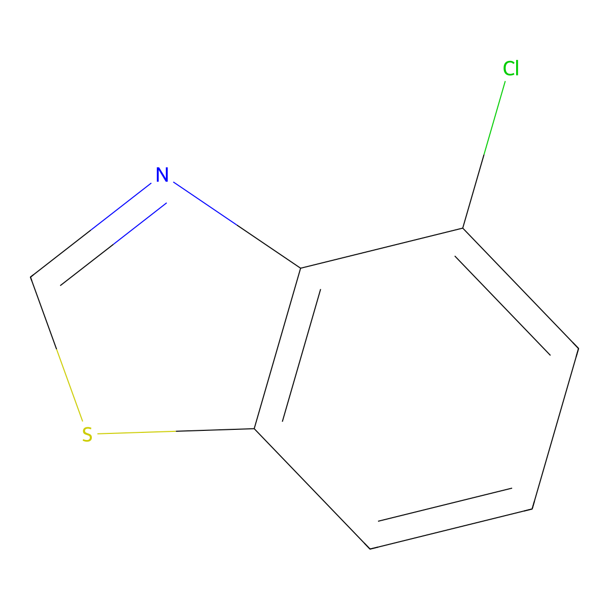 4-Chlorobenzothiazole molecular structure, CAS 3048-45-1