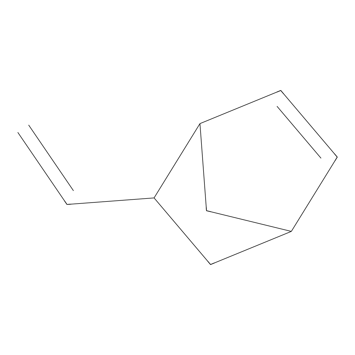 5-Vinyl-2-norbornene molecular structure, CAS 3048-64-4