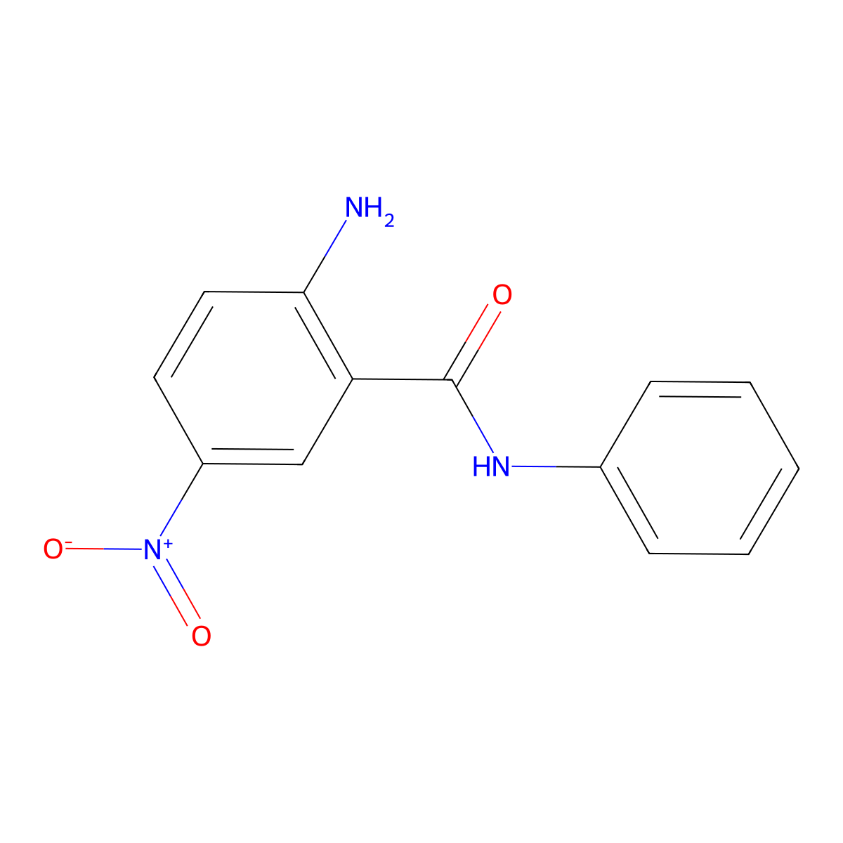 2-Amino-5-nitrobenzanilide molecular structure, CAS 30481-54-0