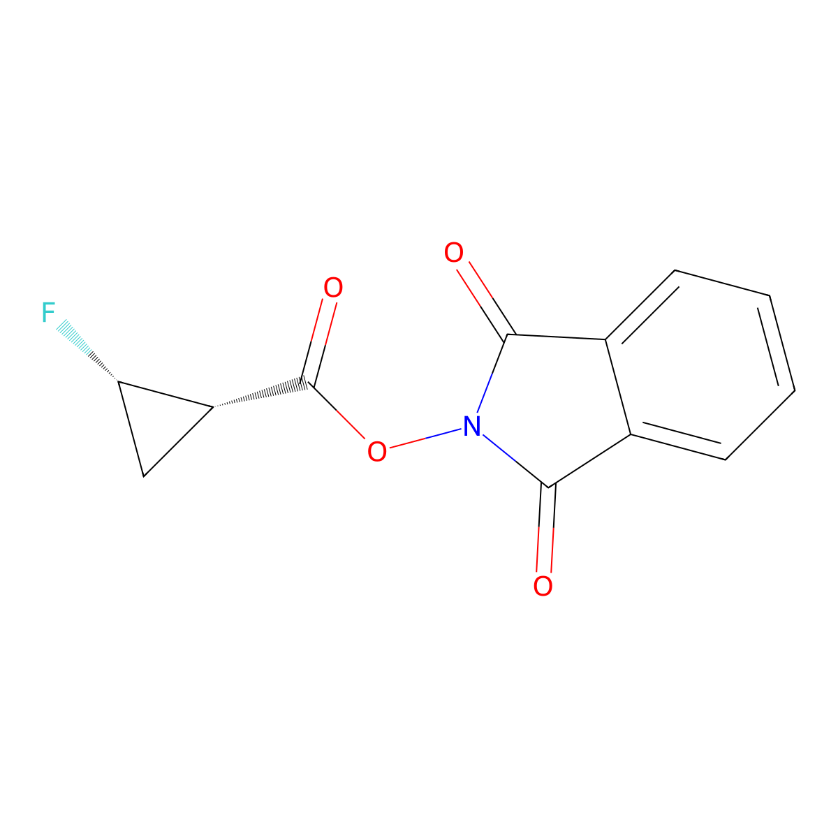 1,3-Dioxoisoindolin-2-YL (1S,2S)-2-fluorocyclopropane-1-carboxylate molecular structure, CAS 3048480-97-0