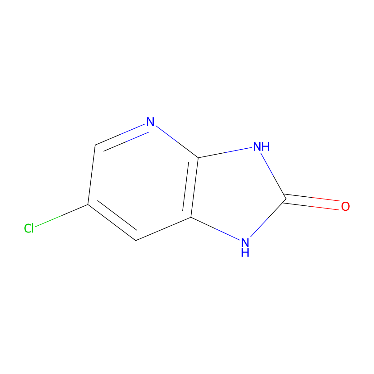 6-Chloro-1H-imidazo[4,5-b]pyridin-2(3H)-one molecular structure, CAS 304861-88-9
