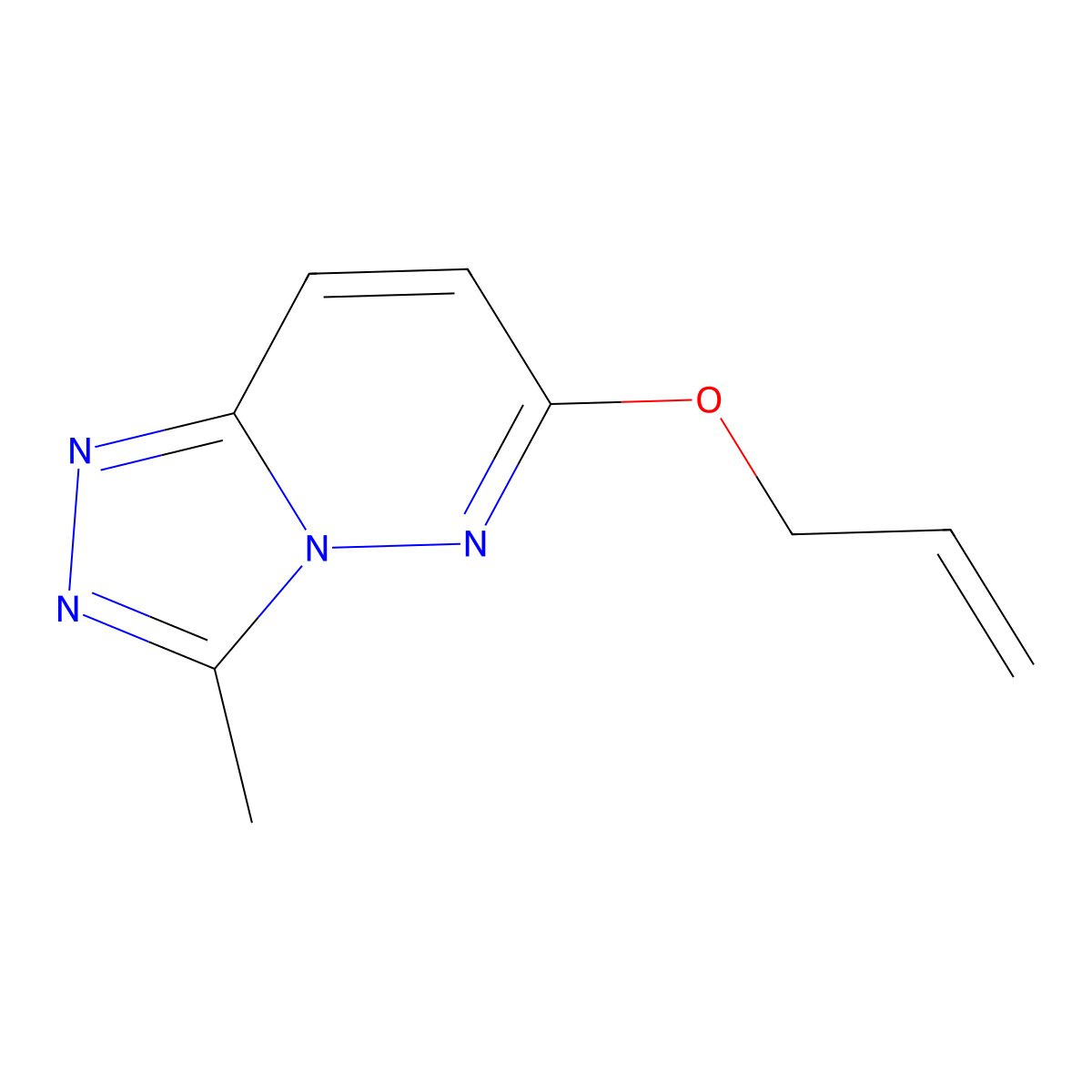 3-Methyl-6-prop-2-enoxy-[1,2,4]triazolo[4,3-b]pyridazine molecular structure, CAS 304872-09-1