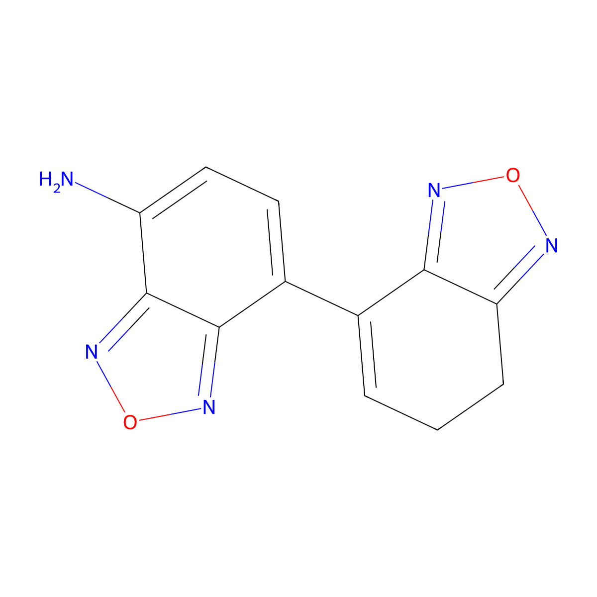7-(6,7-Dihydro-2,1,3-benzoxadiazol-4-yl)-2,1,3-benzoxadiazol-4-amine molecular structure, CAS 304873-06-1