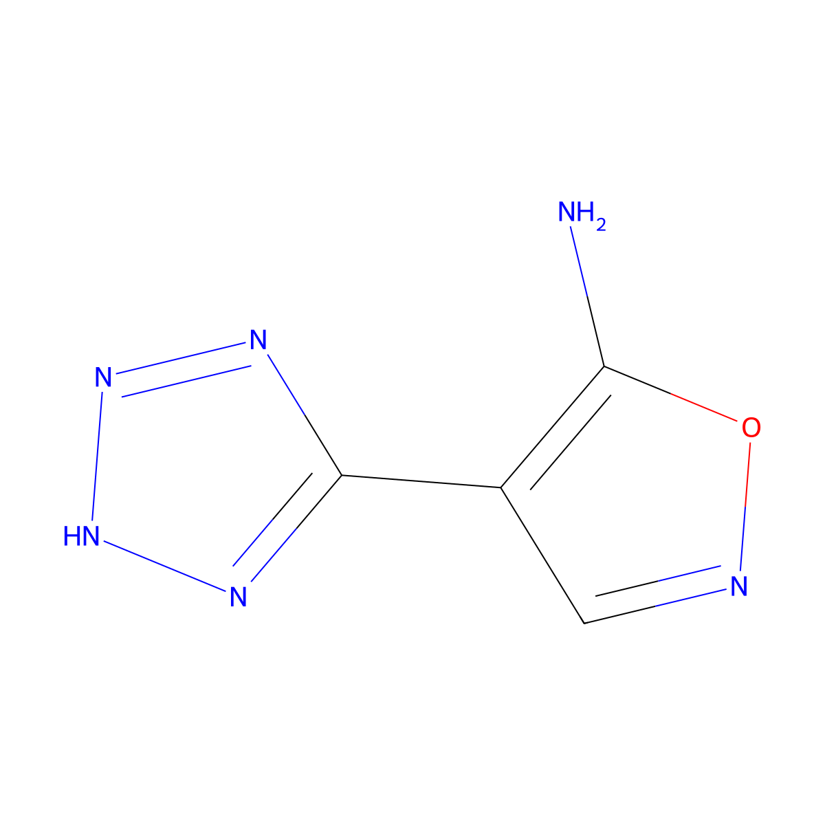 4-(1H-1,2,3,4-tetrazol-5-yl)-1,2-oxazol-5-amine molecular structure, CAS 3048739-34-7