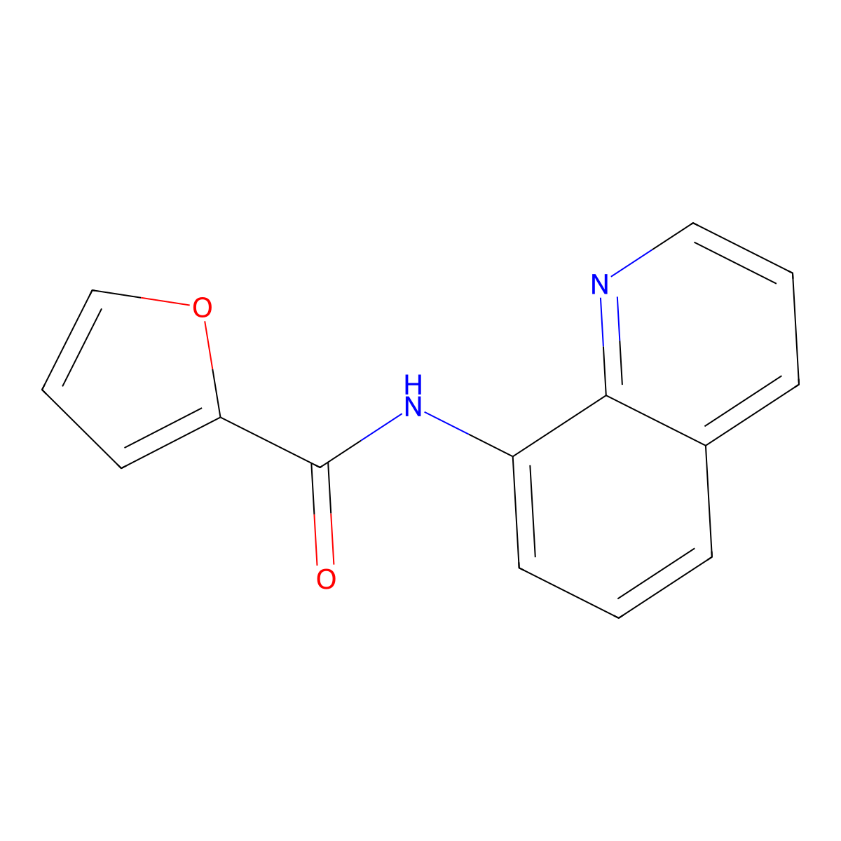 N-8-Quinolinyl-2-furancarboxamide molecular structure, CAS 304884-82-0
