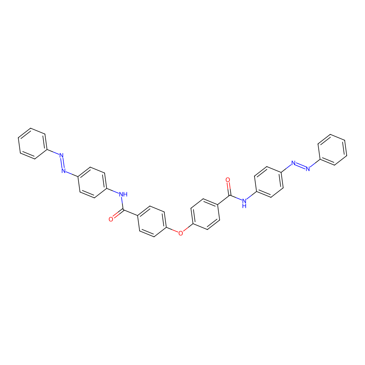 4,4'-oxybis(N-{4-[(E)-phenyldiazenyl]phenyl}benzamide) molecular structure, CAS 304885-56-1