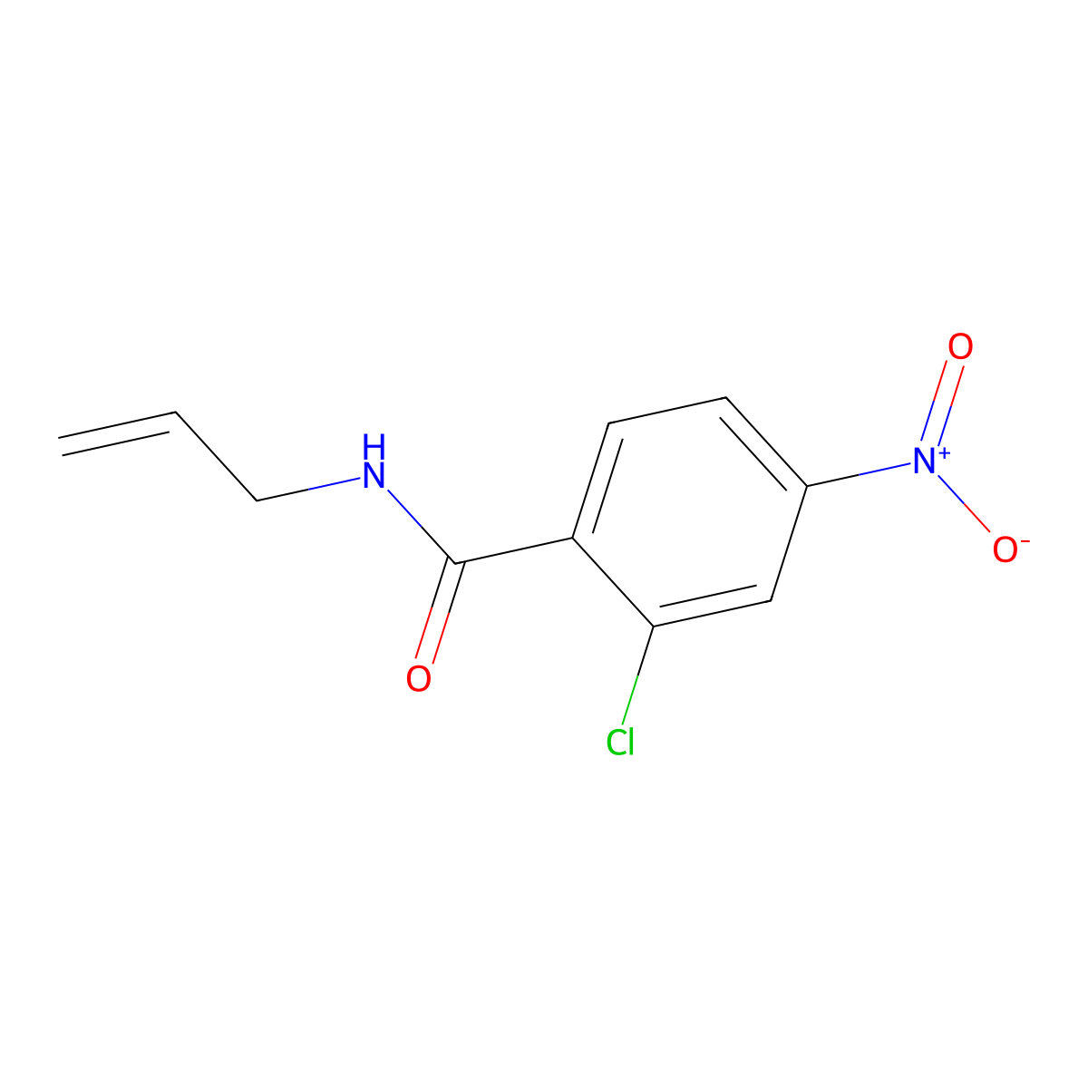 N-Allyl-2-chloro-4-nitrobenzamide molecular structure, CAS 304887-50-1