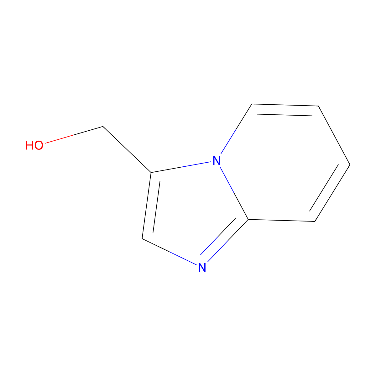 (Imidazo[1,2-a]pyridin-3-yl)methanol molecular structure, CAS 30489-43-1