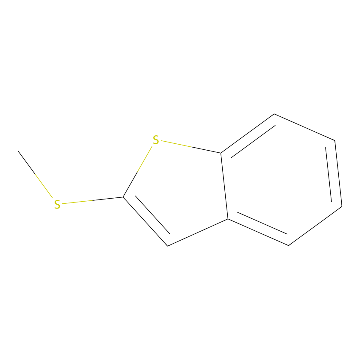 2-(Methylthio)benzo[b]thiophene molecular structure, CAS 30489-81-7