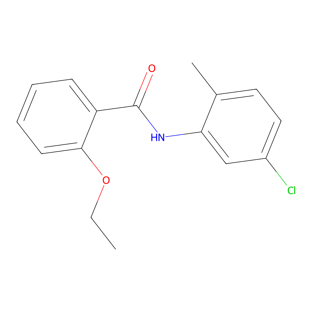 N-(5-chloro-2-methylphenyl)-2-ethoxybenzamide molecular structure, CAS 304890-14-0