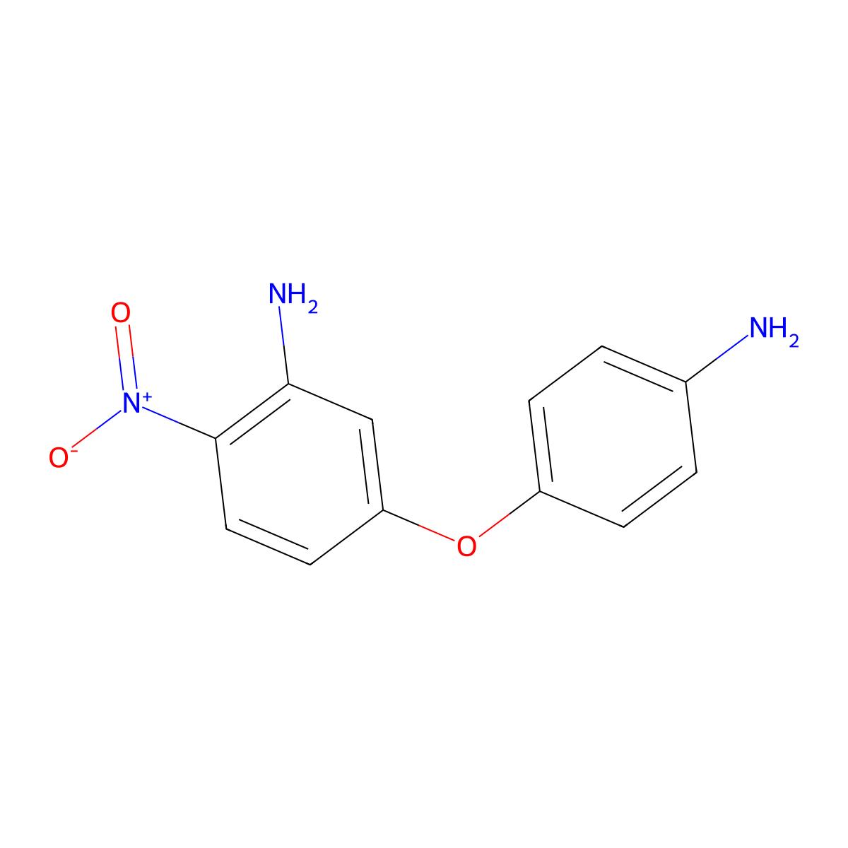 3,4'-Diamino-4-nitrodiphenyl Ether molecular structure, CAS 30491-74-8