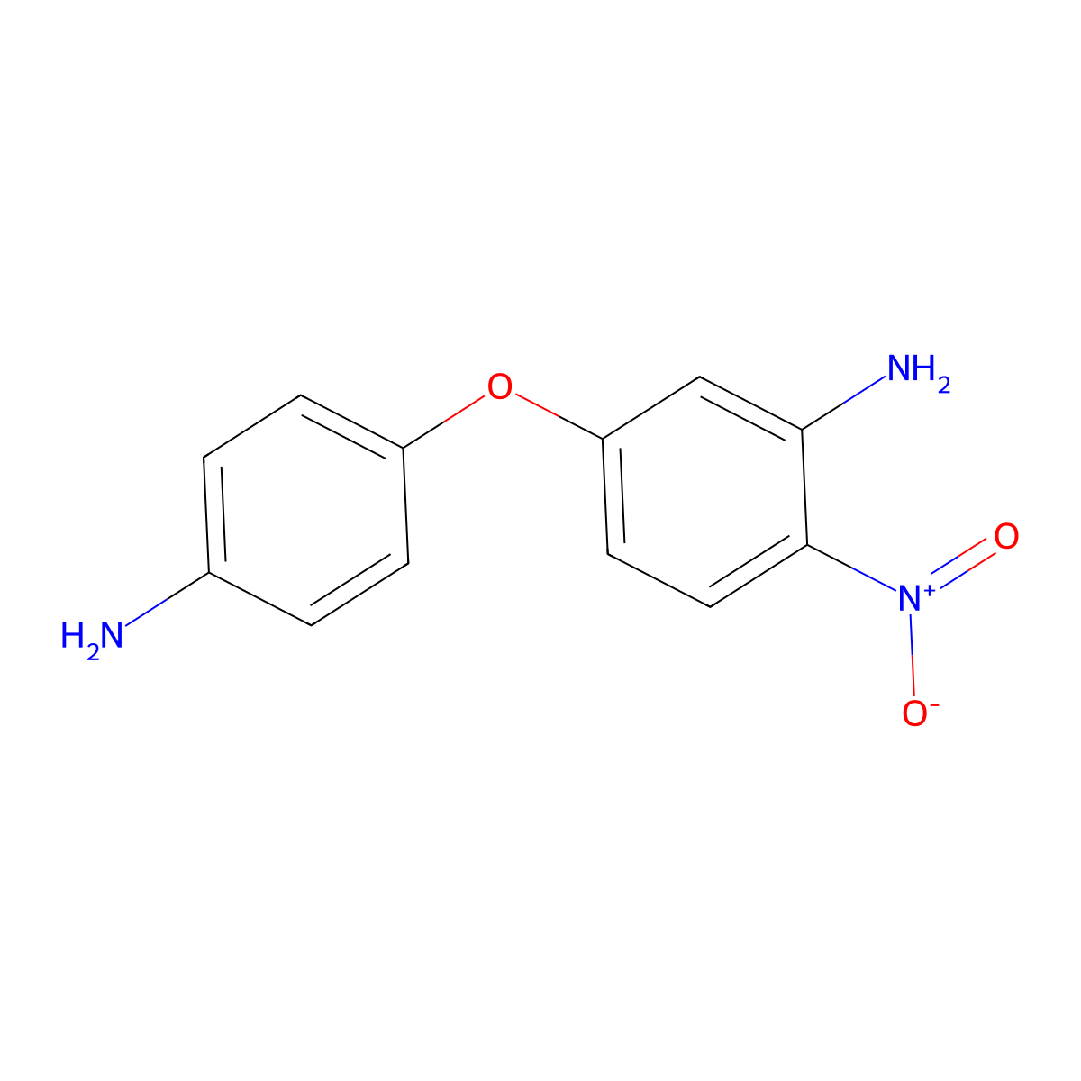 3,4'-Diamino-4-nitrodiphenyl Ether molecular structure, CAS 30491-74-8