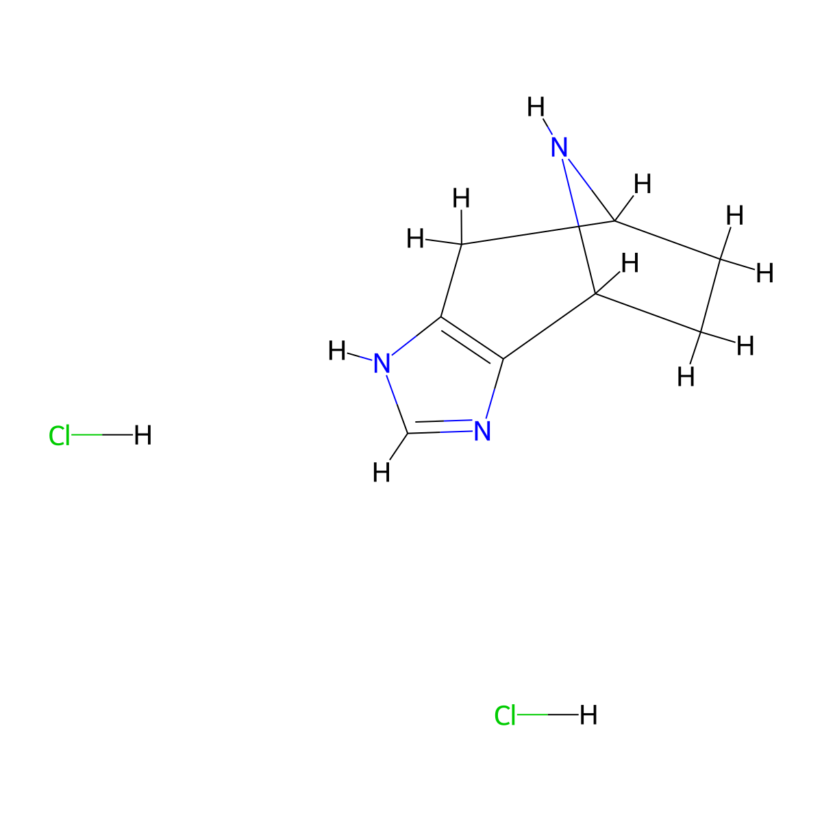 3,5,11-Triazatricyclo[6.2.1.0^{2,6}]undeca-2(6),4-diene dihydrochloride molecular structure, CAS 3049388-97-5
