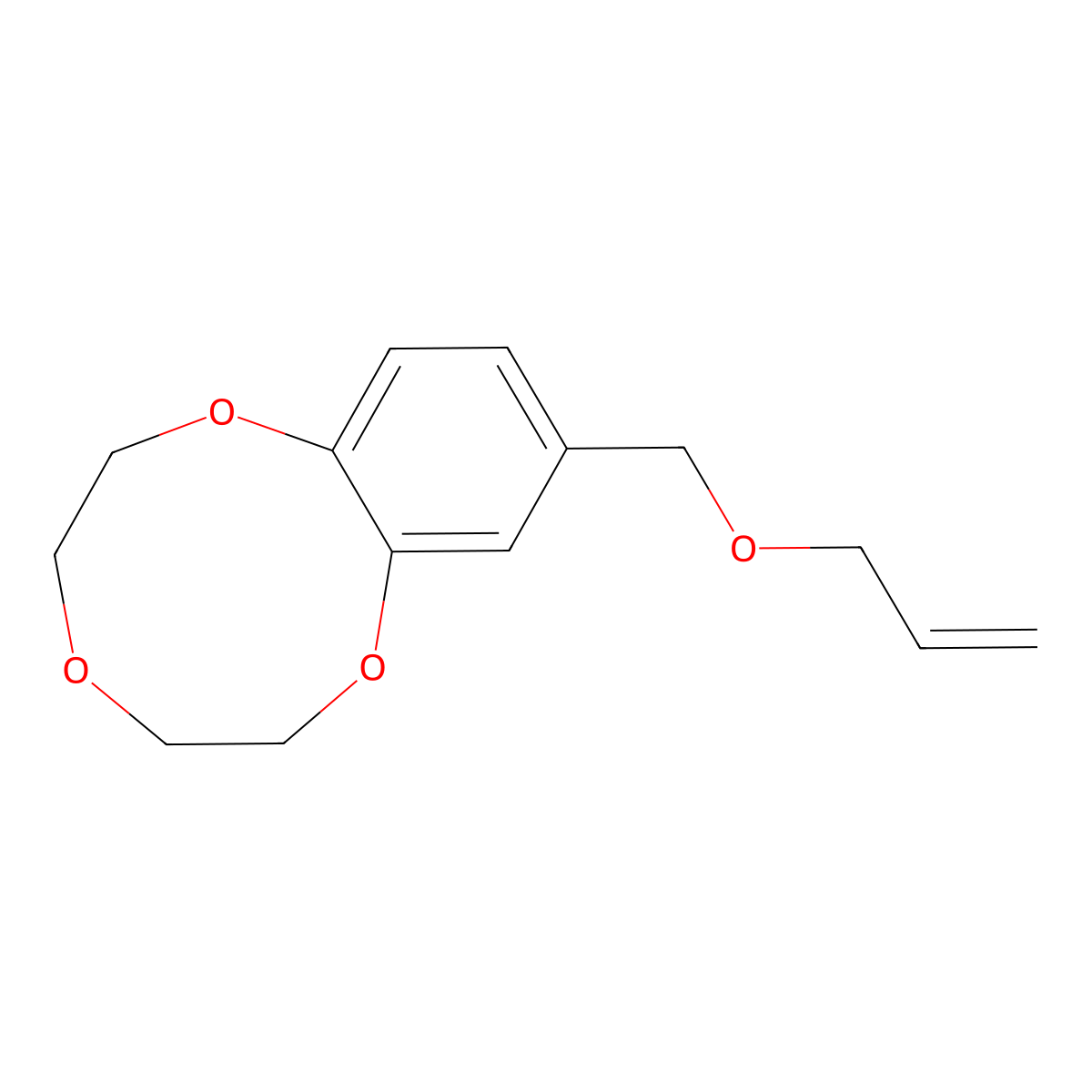 9-((Allyloxy)methyl)-2,3,5,6-tetrahydrobenzo[B][1,4,7]trioxonine molecular structure, CAS 3049389-25-2