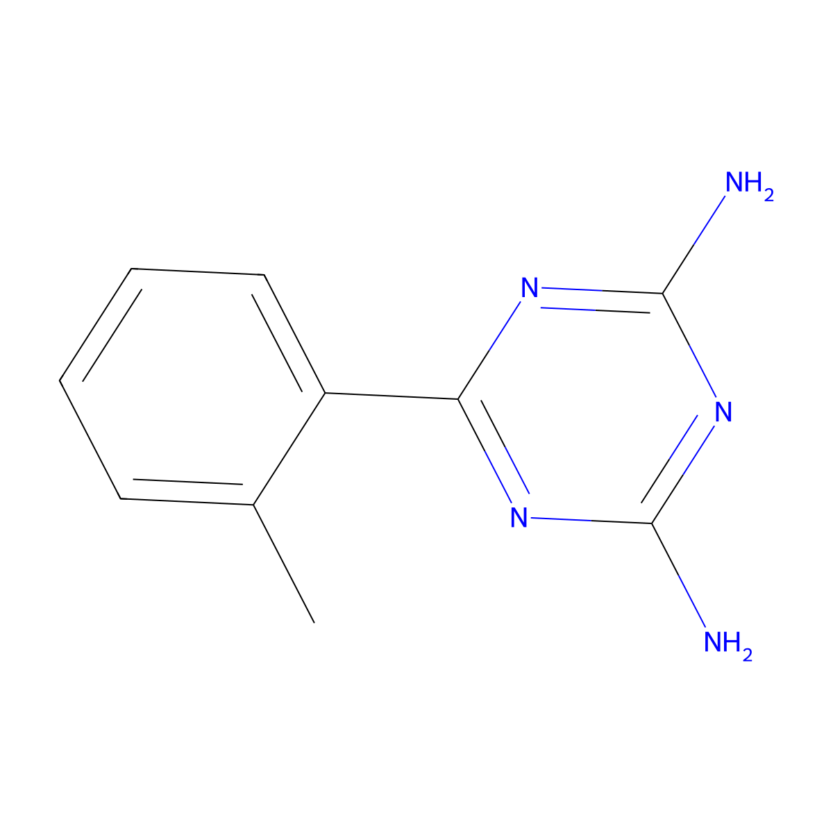 2'-Methylbenzoguanamine molecular structure, CAS 30508-25-9