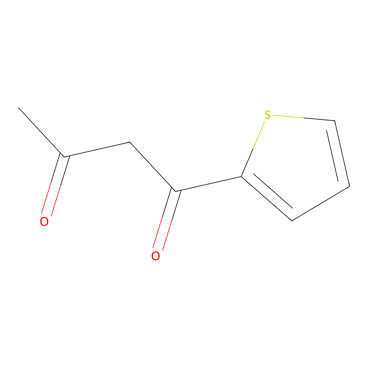 1-(Thiophen-2-yl)butane-1,3-dione molecular structure, CAS 3051-27-2
