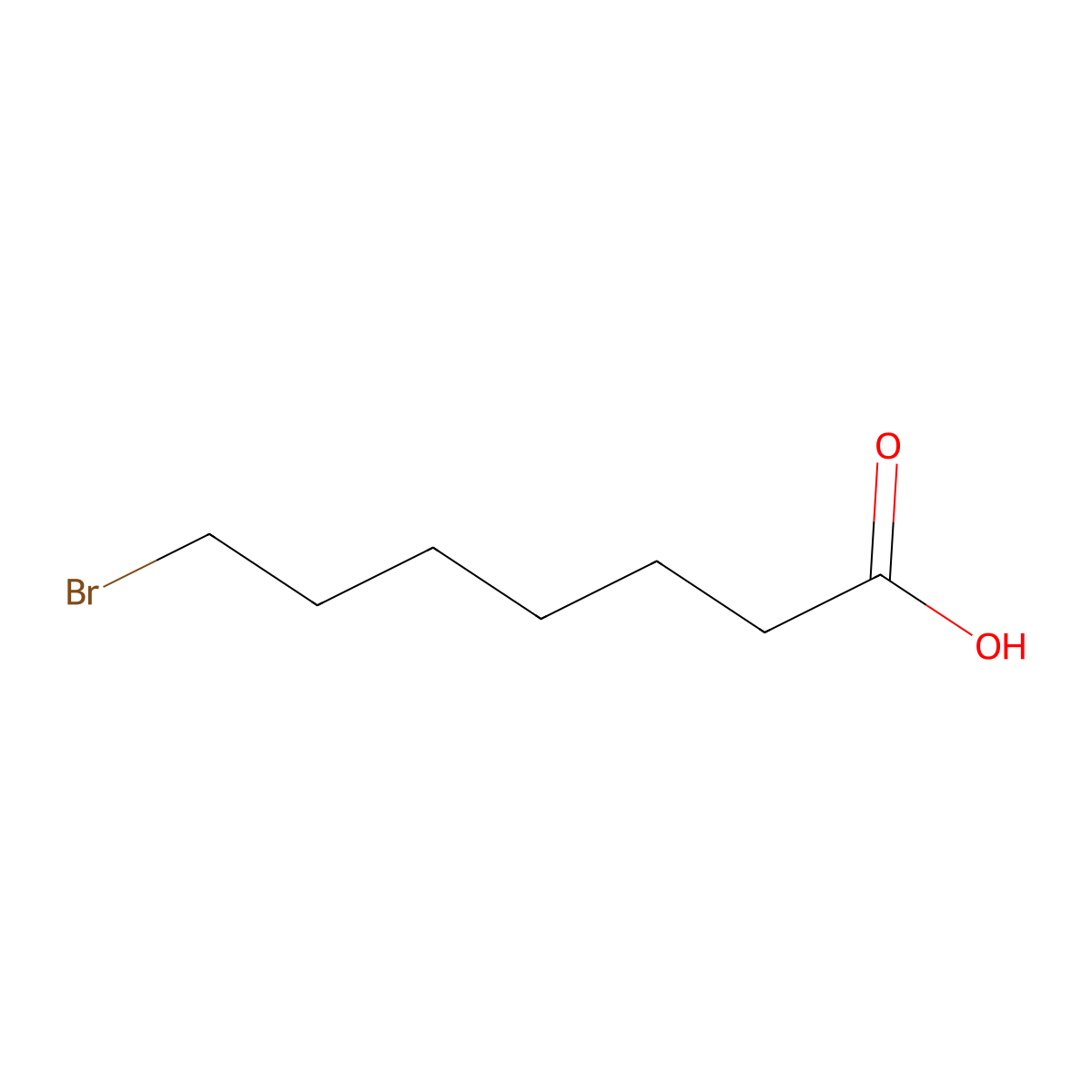 7-Bromoheptanoic acid molecular structure, CAS 30515-28-7
