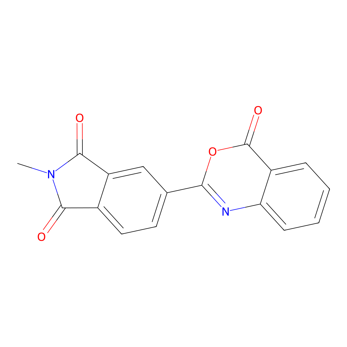 2-methyl-5-(4-oxo-4H-3,1-benzoxazin-2-yl)-1H-isoindole-1,3(2H)-dione molecular structure, CAS 305360-45-6