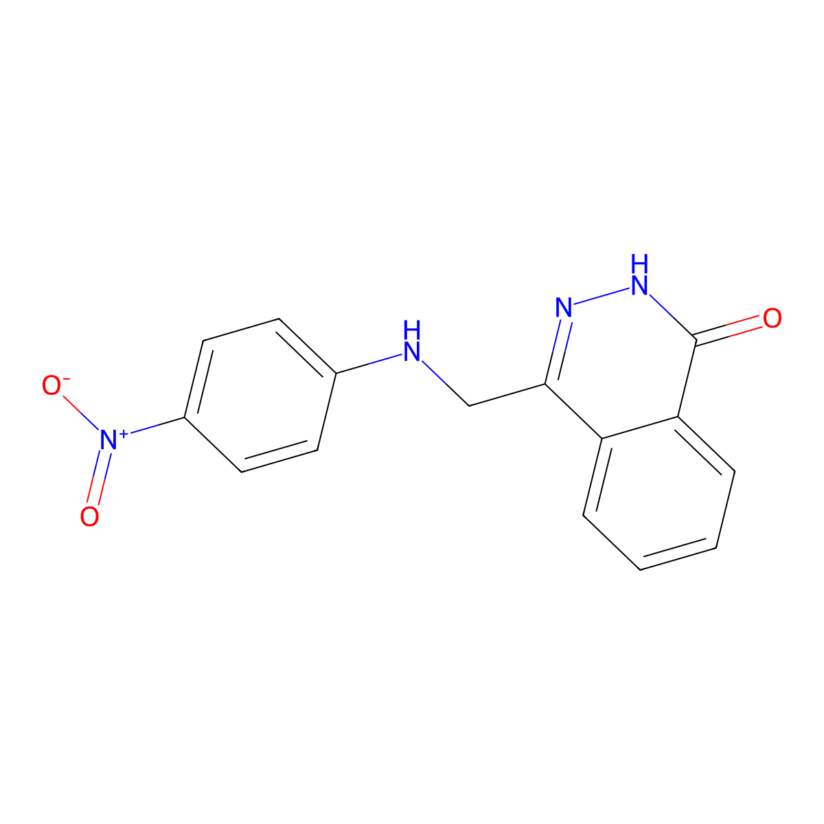 4-((4-Nitroanilino)methyl)-1(2H)-phthalazinone molecular structure, CAS 305368-07-4