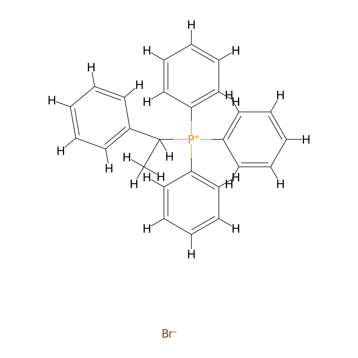 Triphenyl(1-phenylethyl)phosphonium bromide molecular structure, CAS 30537-09-8