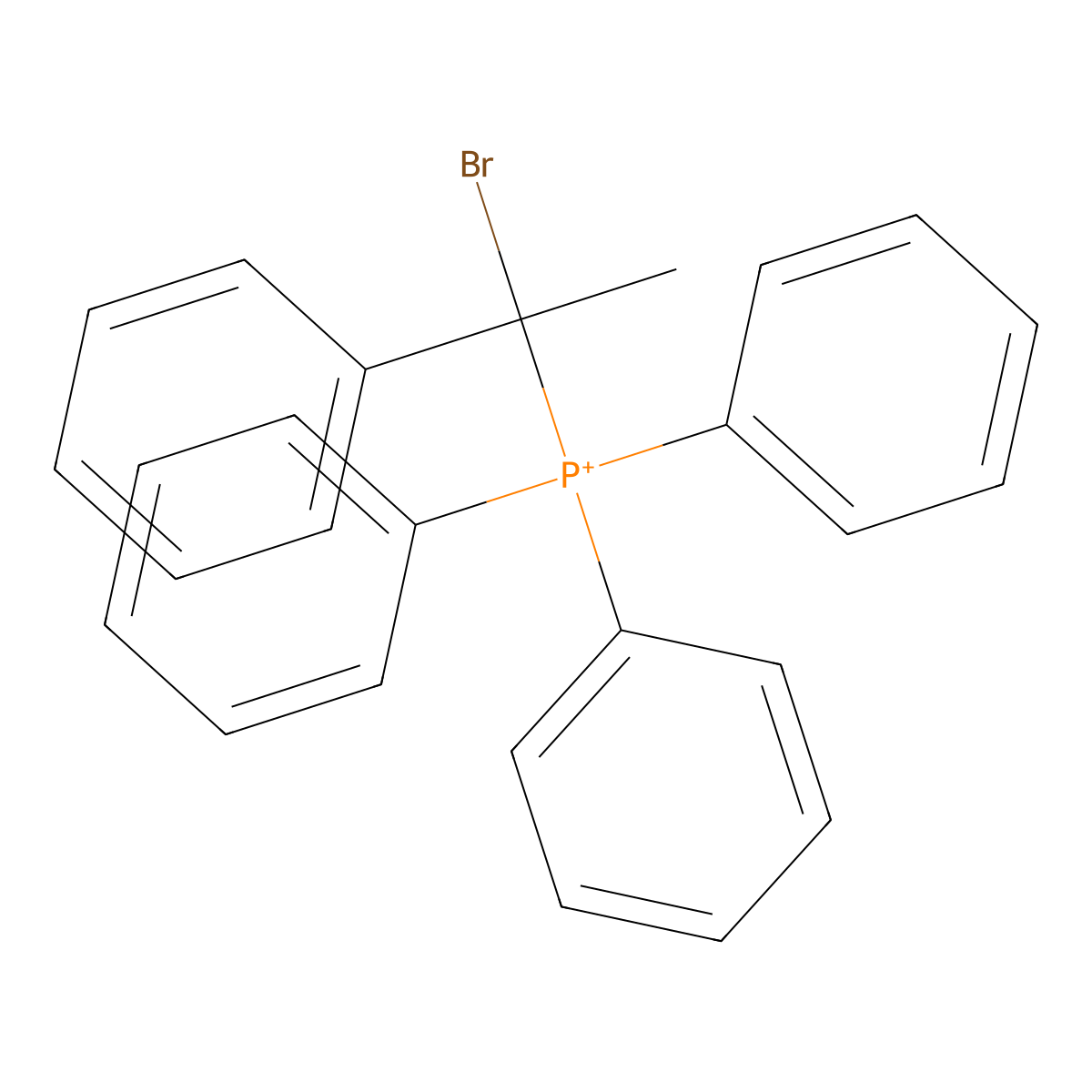 (1-Bromo-1-phenylethyl)(triphenyl)phosphorane molecular structure, CAS 30537-10-1