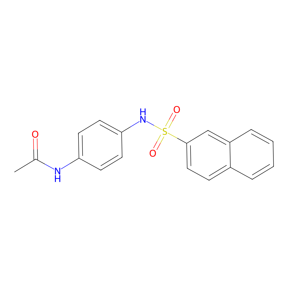 N-[4-(naphthalen-2-ylsulfonylamino)phenyl]acetamide molecular structure, CAS 305373-47-1