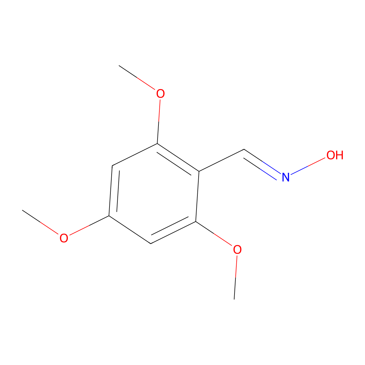 N-[(2,4,6-Trimethoxyphenyl)methylidene]hydroxylamine molecular structure, CAS 305376-13-0
