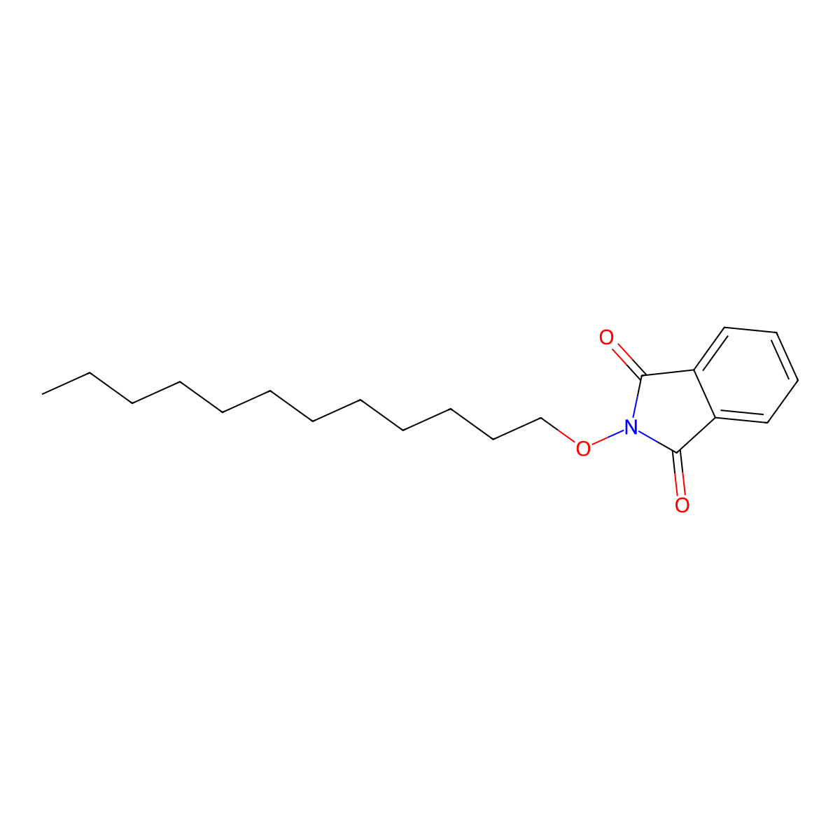 2-Dodecoxyisoindole-1,3-dione molecular structure, CAS 305376-15-2