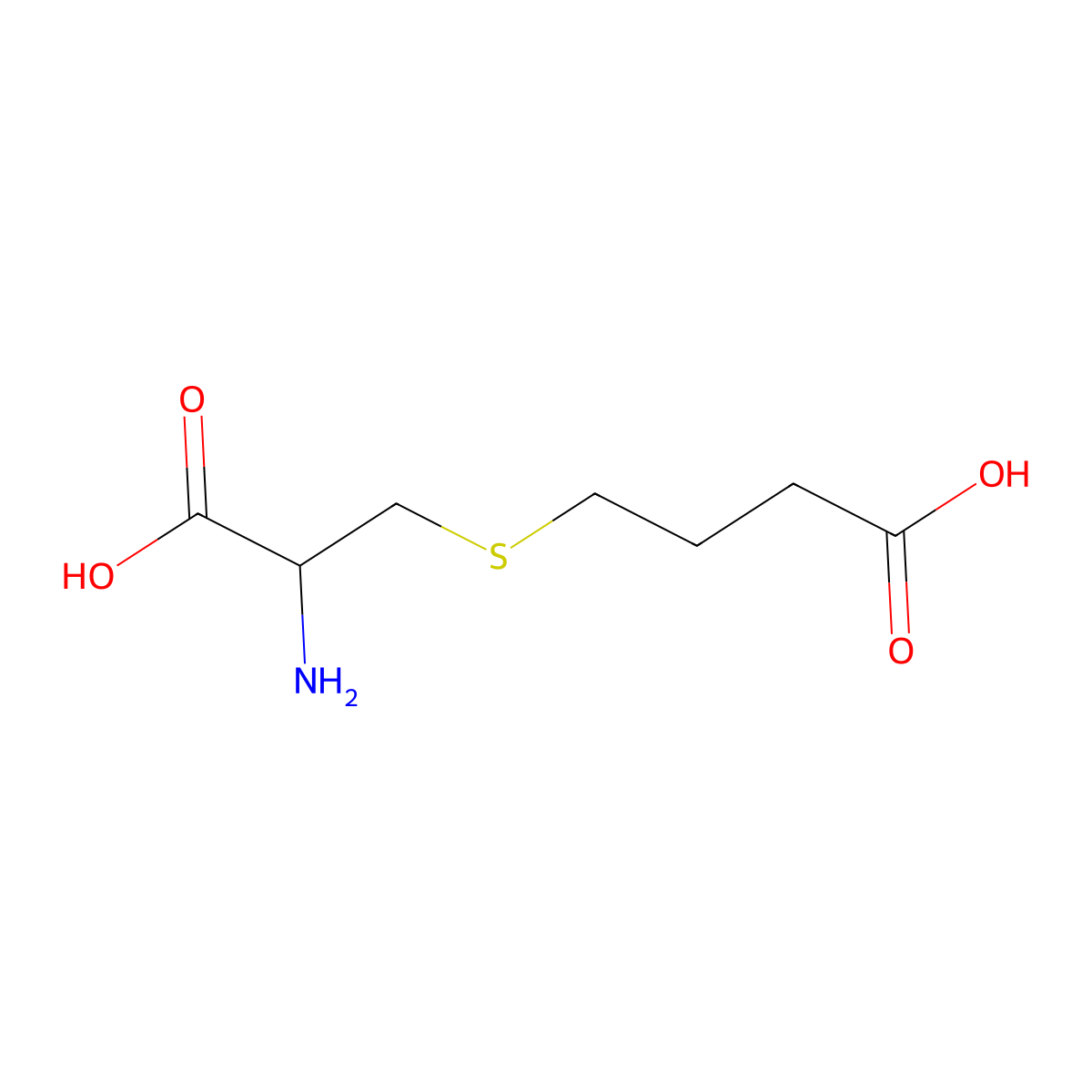 S-(3-Carboxypropyl)-cysteine molecular structure, CAS 3054-00-0