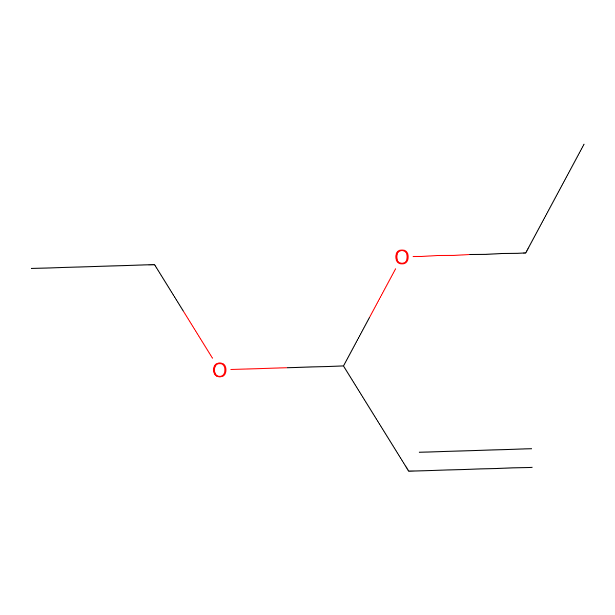 3,3-Diethoxy-1-propene molecular structure, CAS 3054-95-3