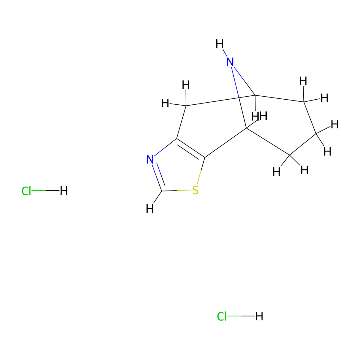 3-Thia-5,12-diazatricyclo[6.3.1.0,{2,6}]dodeca-2(6),4-diene dihydrochloride molecular structure, CAS 3054409-26-3