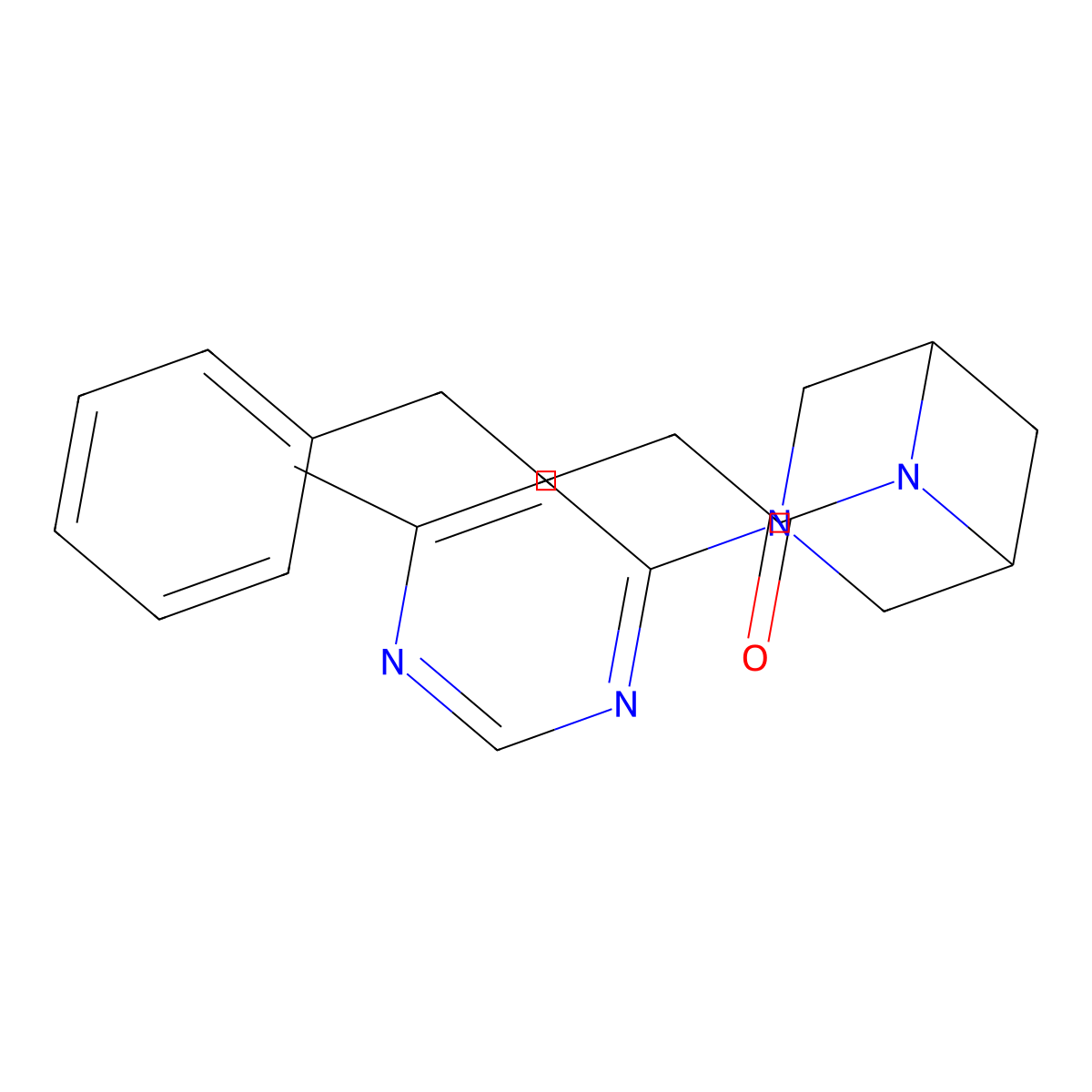 1-[3-(6-Methylpyrimidin-4-yl)-3,6-diazabicyclo[3.1.1]heptan-6-yl]-4-phenylbutan-1-one molecular structure, CAS 3054410-94-2