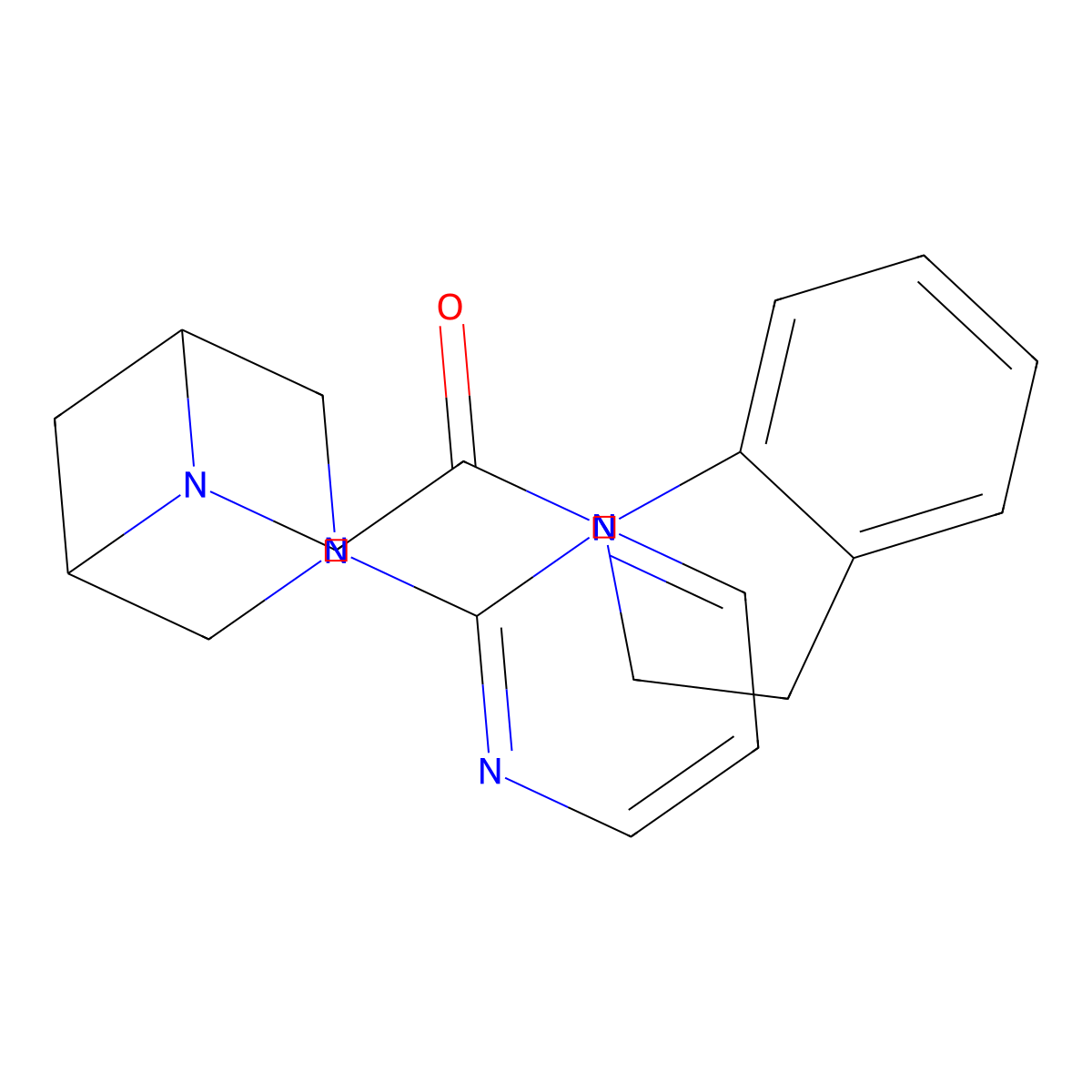 1-(2,3-dihydro-1H-indol-1-yl)-2-[3-(pyrimidin-2-yl)-3,6-diazabicyclo[3.1.1]heptan-6-yl]ethan-1-one molecular structure, CAS 3054412-04-0