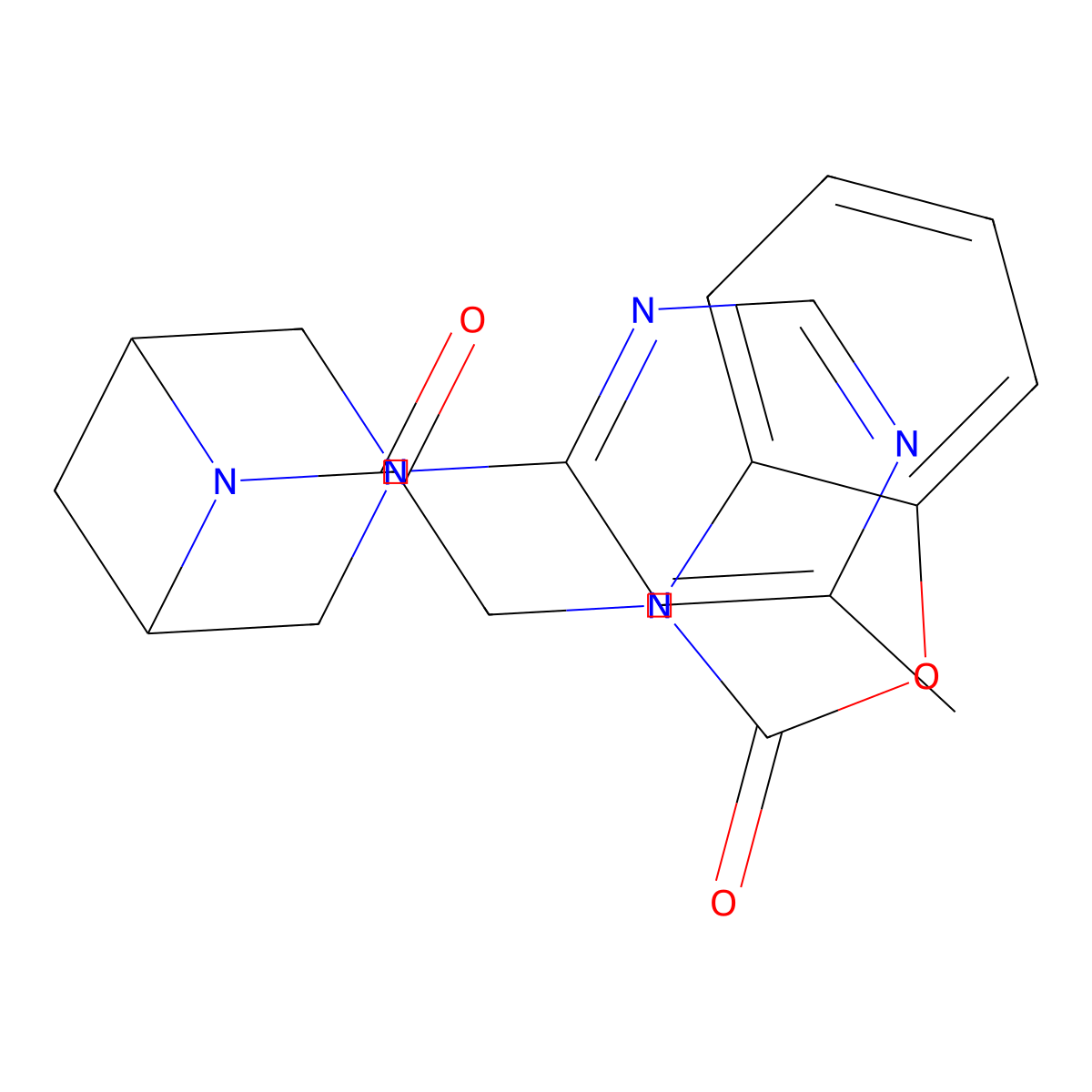 3-{2-[3-(6-Methylpyrimidin-4-yl)-3,6-diazabicyclo[3.1.1]heptan-6-yl]-2-oxoethyl}-2,3-dihydro-1,3-benzoxazol-2-one molecular structure, CAS 3054436-31-3