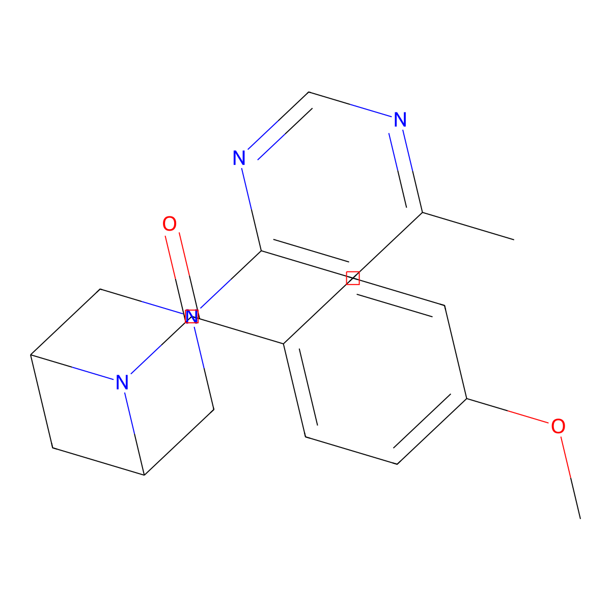 6-(4-Methoxybenzoyl)-3-(6-methylpyrimidin-4-yl)-3,6-diazabicyclo[3.1.1]heptane molecular structure, CAS 3054443-79-4