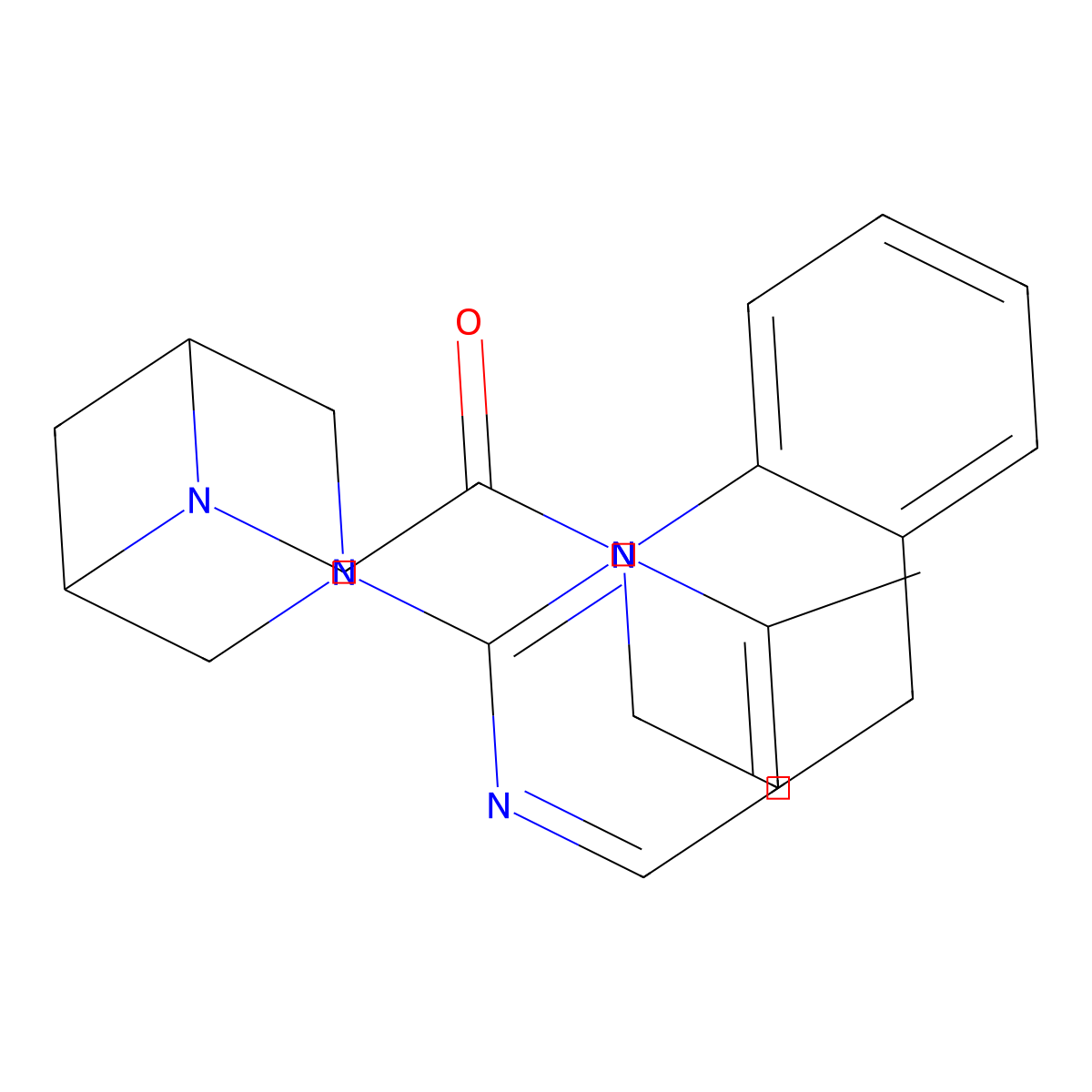 2-[3-(4-Methylpyrimidin-2-yl)-3,6-diazabicyclo[3.1.1]heptan-6-yl]-1-(1,2,3,4-tetrahydroquinolin-1-yl)ethan-1-one molecular structure, CAS 3054445-28-9