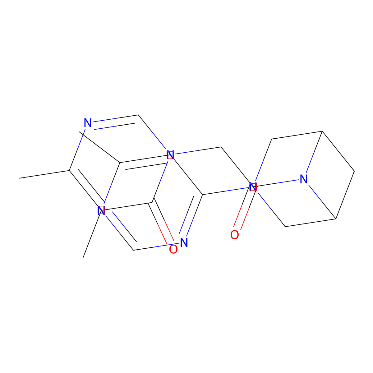 5,6-Dimethyl-3-{2-[3-(6-methylpyrimidin-4-yl)-3,6-diazabicyclo[3.1.1]heptan-6-yl]-2-oxoethyl}-3,4-dihydropyrimidin-4-one molecular structure, CAS 3054538-98-3