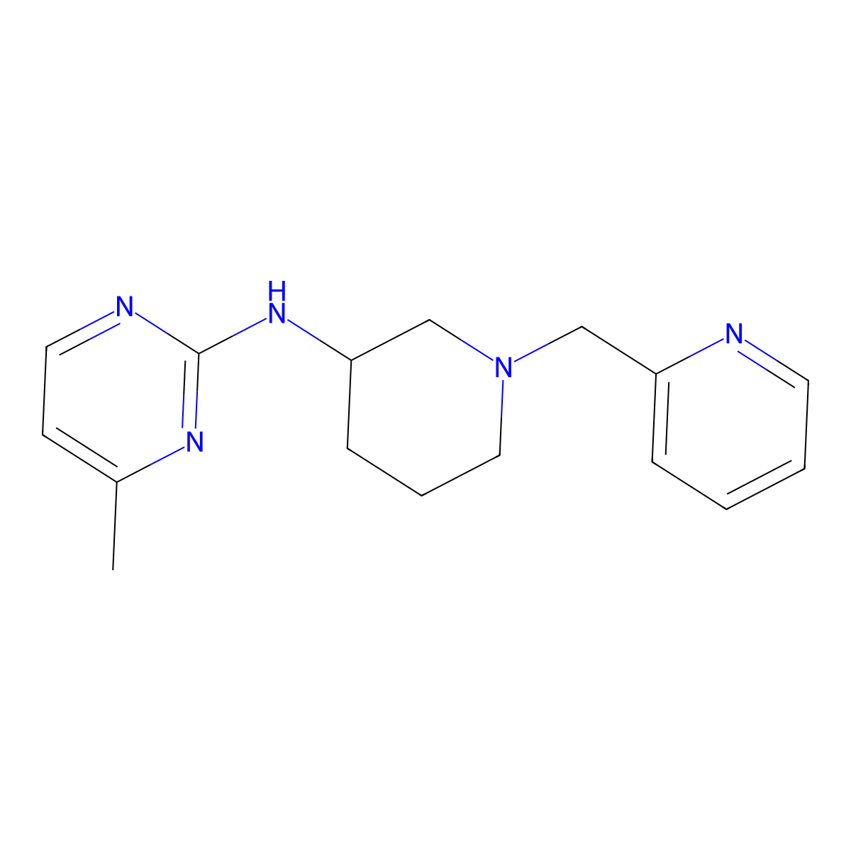 4-methoxy-N-methyl-N-[1-(pyrimidine-5-carbonyl)pyrrolidin-3-yl]pyrimidin-2-amine molecular structure, CAS 3054539-30-6