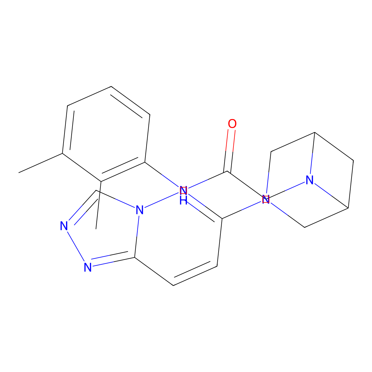 N-(2,3-dimethylphenyl)-2-(3-{[1,2,4]triazolo[4,3-b]pyridazin-6-yl}-3,6-diazabicyclo[3.1.1]heptan-6-yl)acetamide molecular structure, CAS 3054540-06-3
