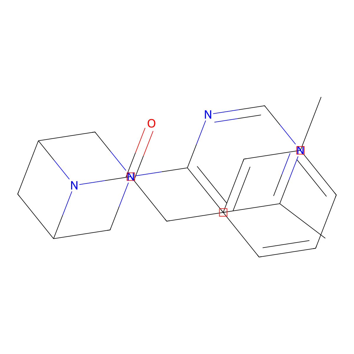 2-(3-Methylphenyl)-1-[3-(6-methylpyrimidin-4-yl)-3,6-diazabicyclo[3.1.1]heptan-6-yl]ethan-1-one molecular structure, CAS 3054540-80-3
