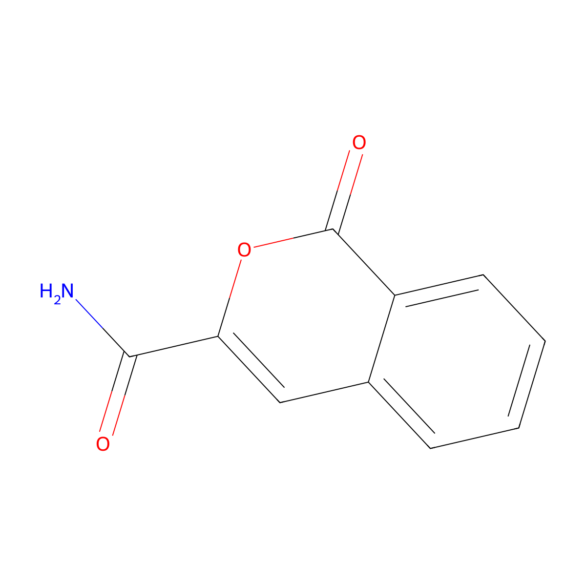 1-oxo-1H-isochromene-3-carboxamide molecular structure, CAS 3054540-91-6